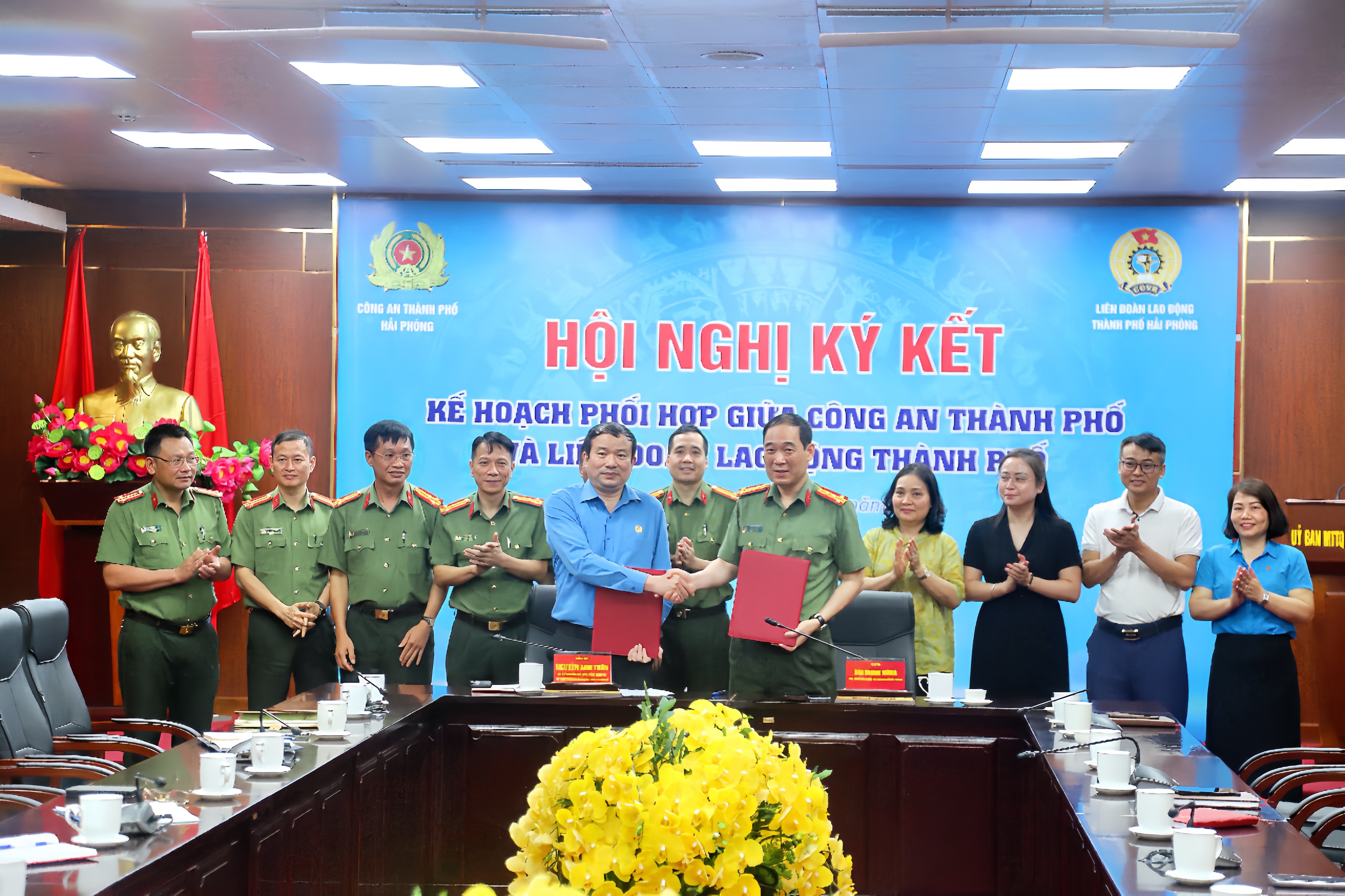 CATP Hải Phòng - LĐLĐ thành phố: Phối hợp bảo đảm ANTT trong tình hình mới